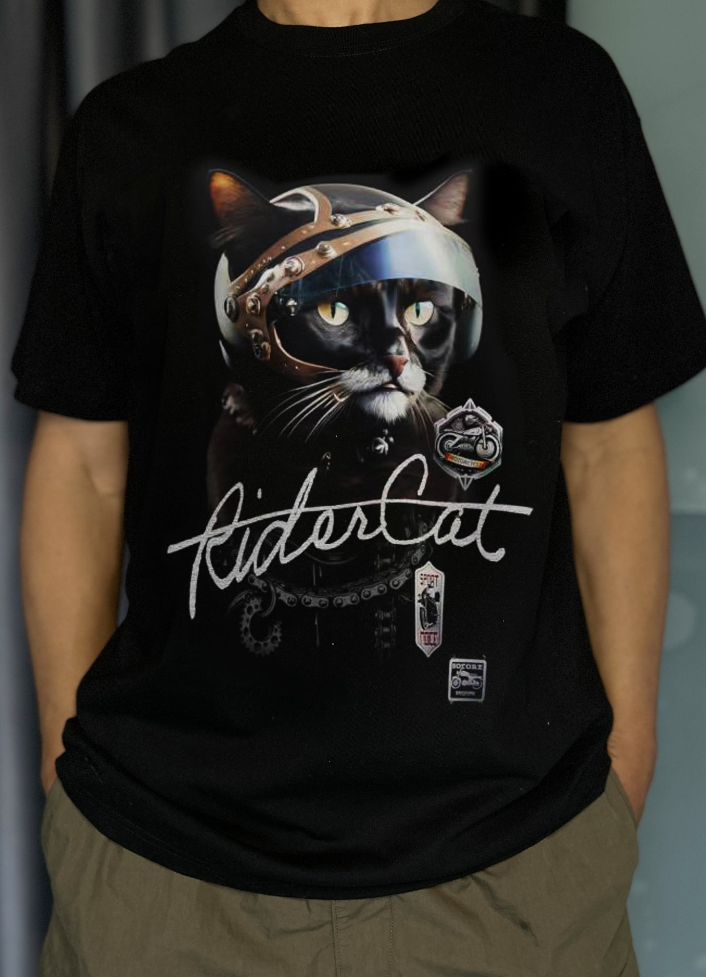 JG002418-Motor Cat Tee