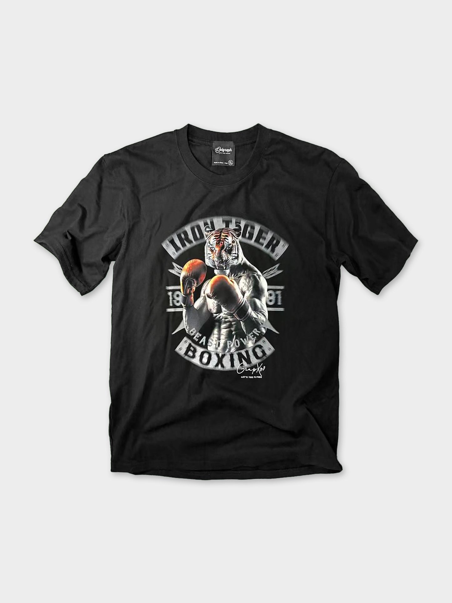 JG002404-Boxing Tiger Tee